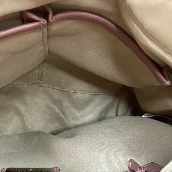 Rosetti~Dark Mauve~Mid-Sized~Soft Faux Leather~Upper Zip Closure~Crossbody Bag - Picture 8 of 15